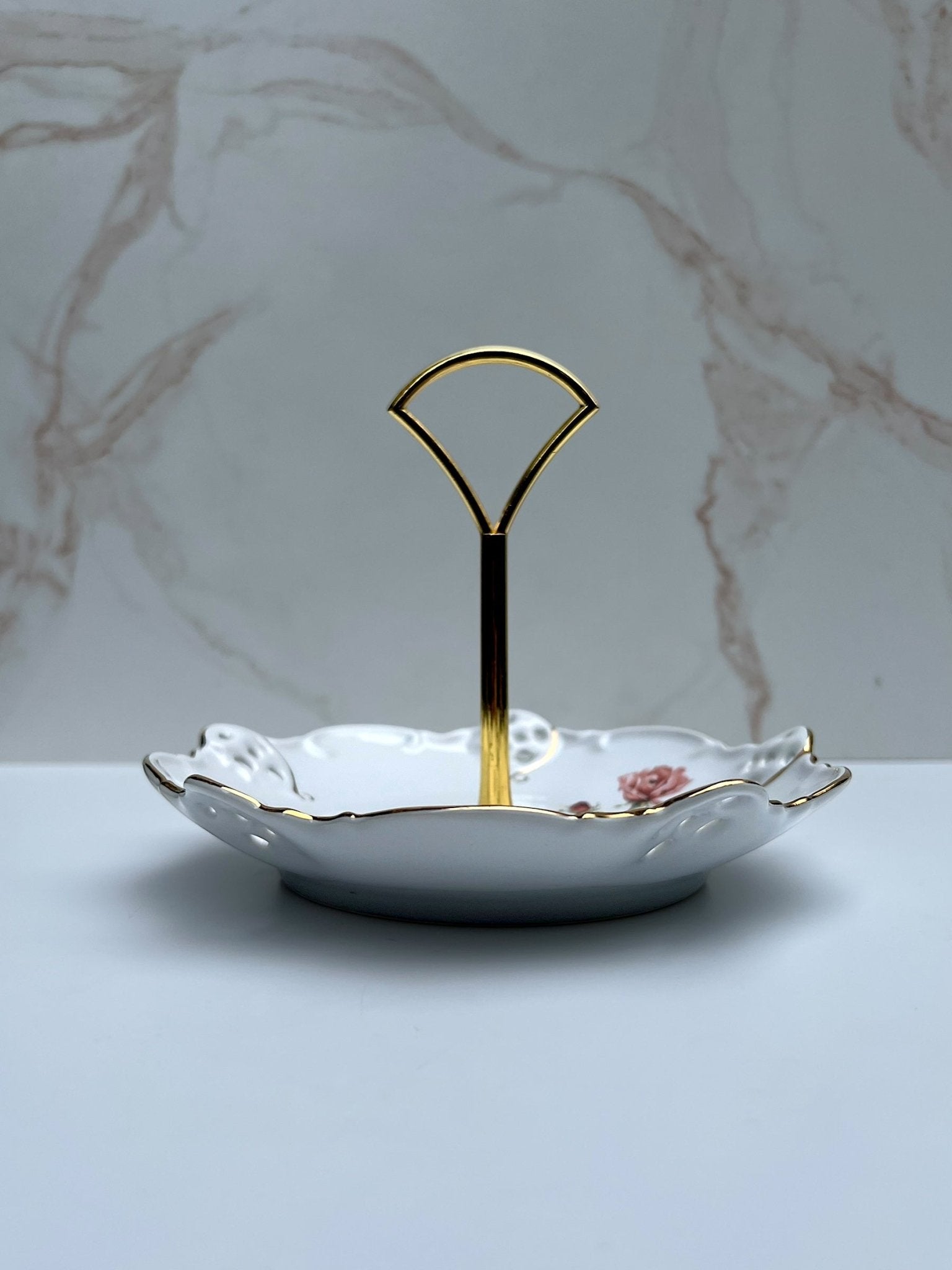 Reticulated Rose Valet Tray | The Brooklyn Teacup - The Brooklyn Teacup