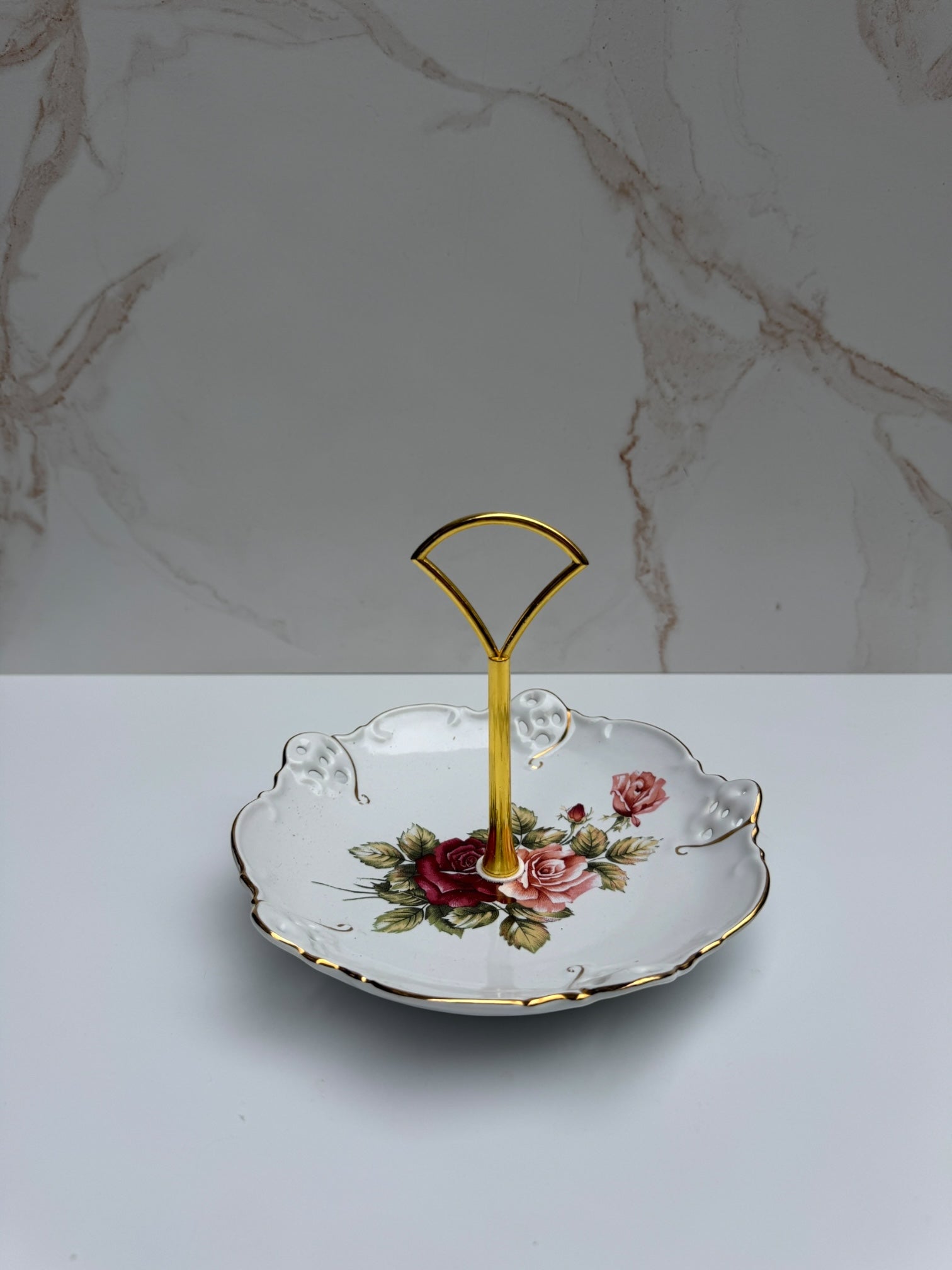 Reticulated Rose Valet Tray | The Brooklyn Teacup - The Brooklyn Teacup