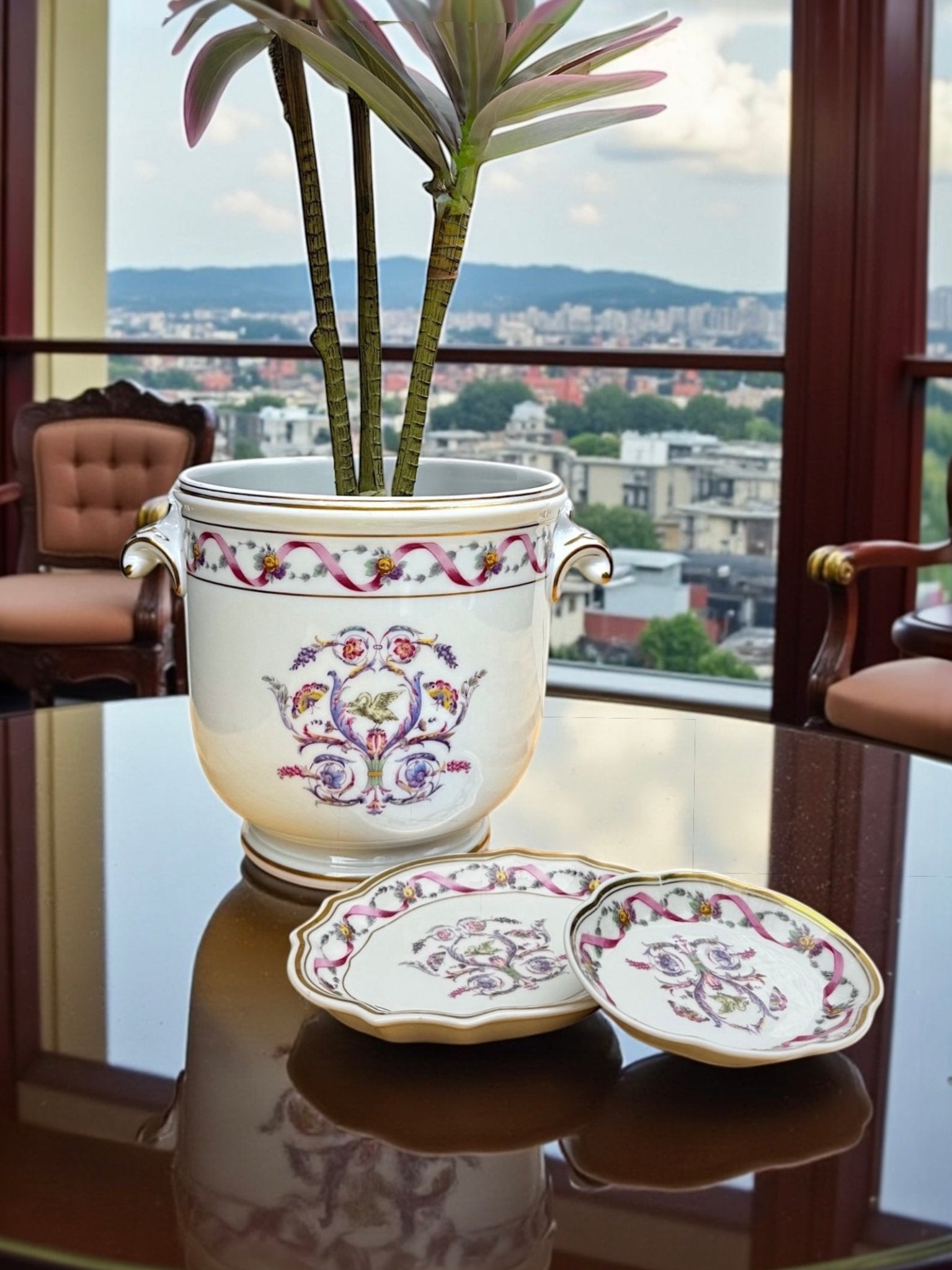 Richard Ginori Rapallo Ribbon & Rose Trinket Dish Set (2 - Piece) | Richard Ginori - The Brooklyn Teacup