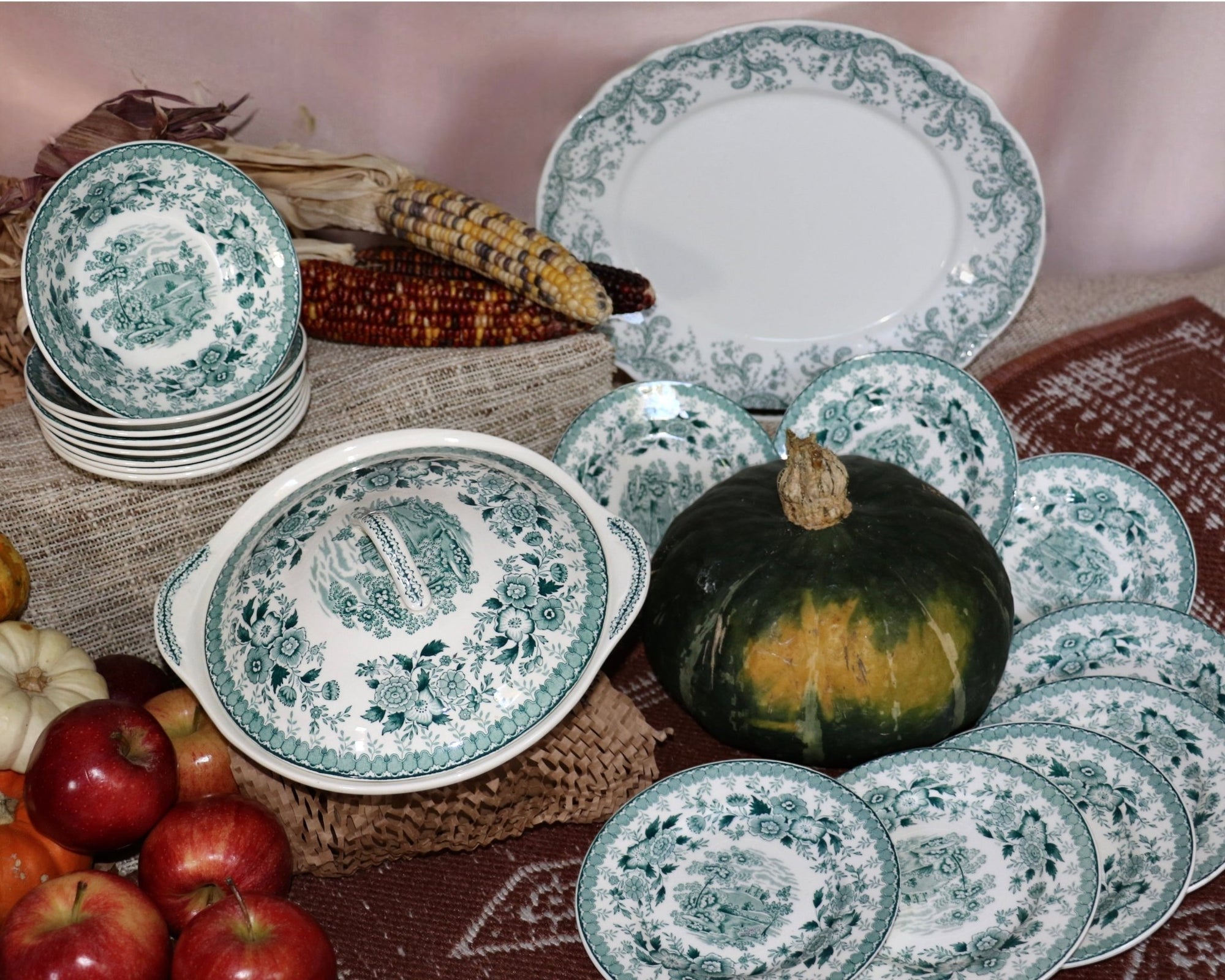 Ridgway Woodland & John Maddock & Sons Serving Set | The Brooklyn Teacup - The Brooklyn Teacup
