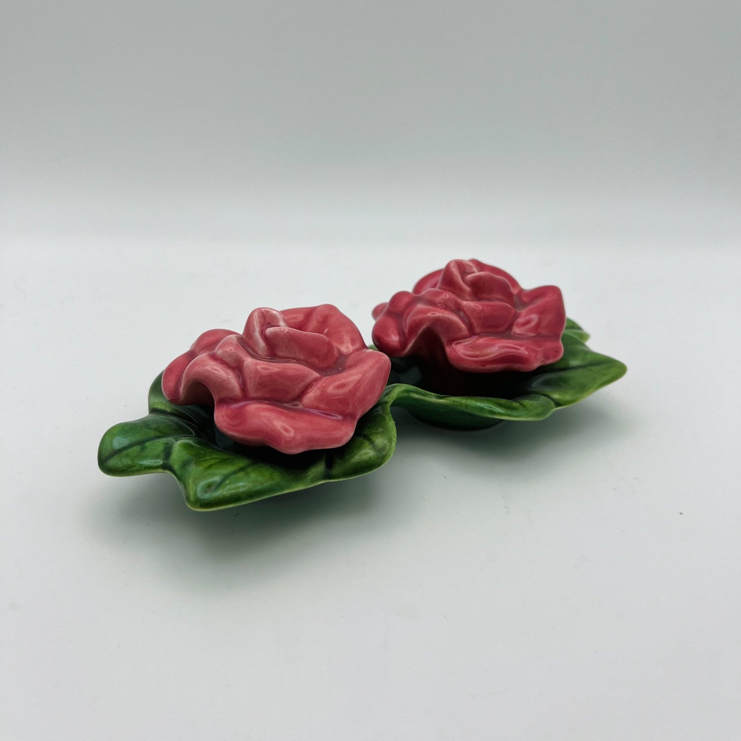 Rose & Leaf Salt & Pepper Shakers | The Brooklyn Teacup - The Brooklyn Teacup