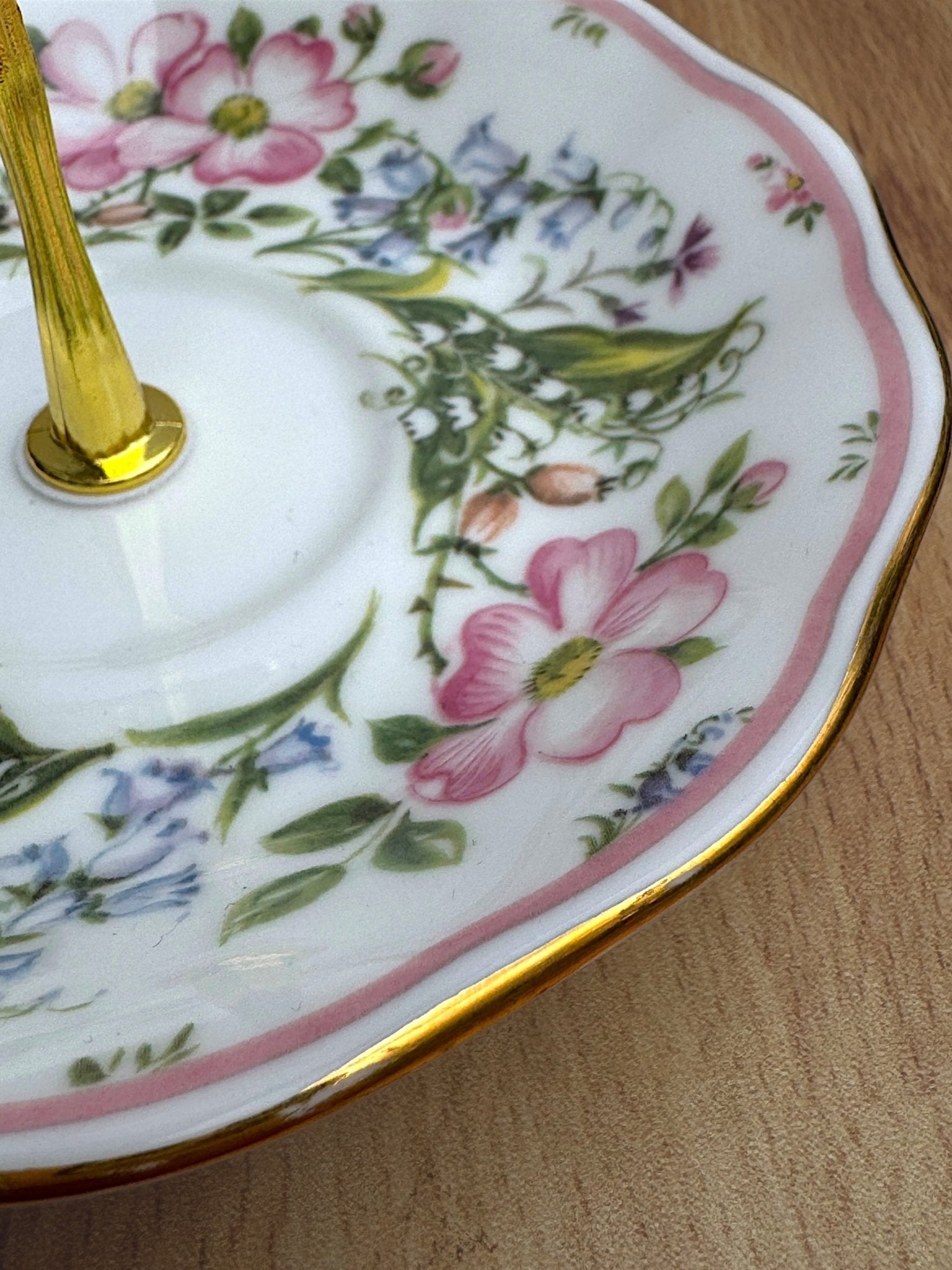 Royal Albert Country Bouquet Morning Dew Ring Dish | Royal Albert - The Brooklyn Teacup