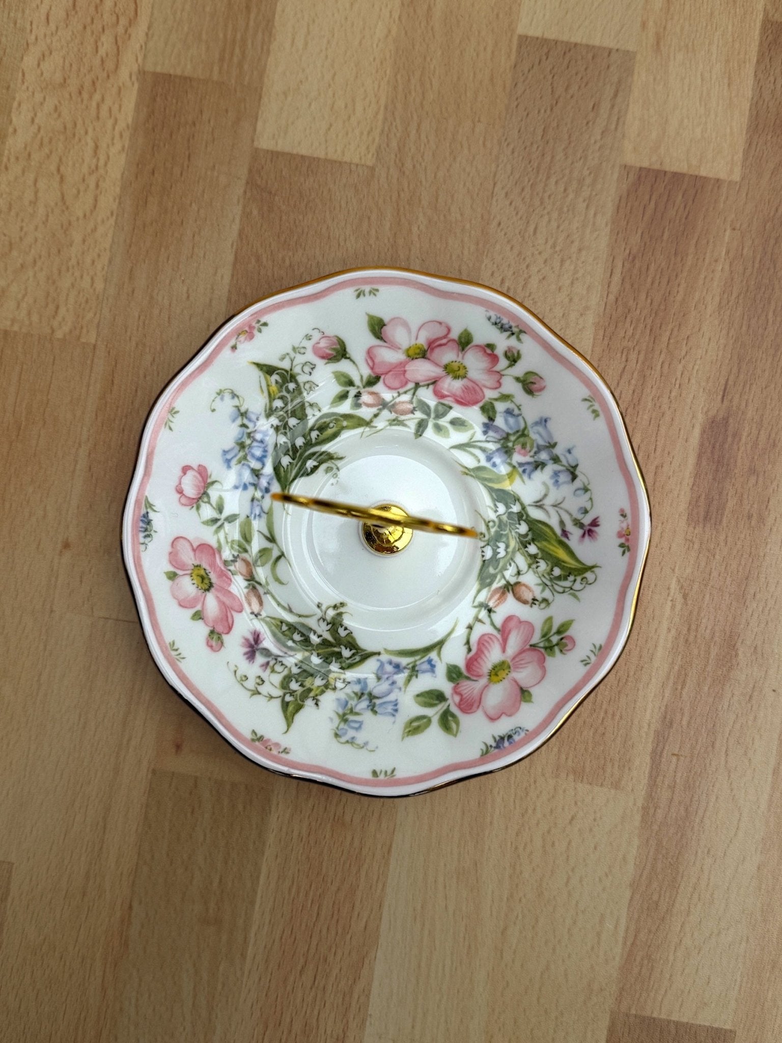 Royal Albert Country Bouquet Morning Dew Ring Dish | Royal Albert - The Brooklyn Teacup