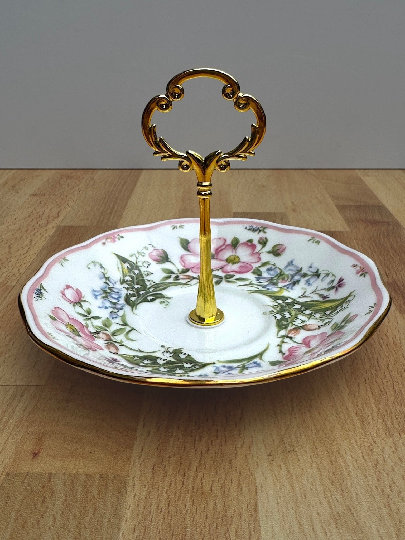 Royal Albert Country Bouquet Morning Dew Ring Dish | Royal Albert - The Brooklyn Teacup