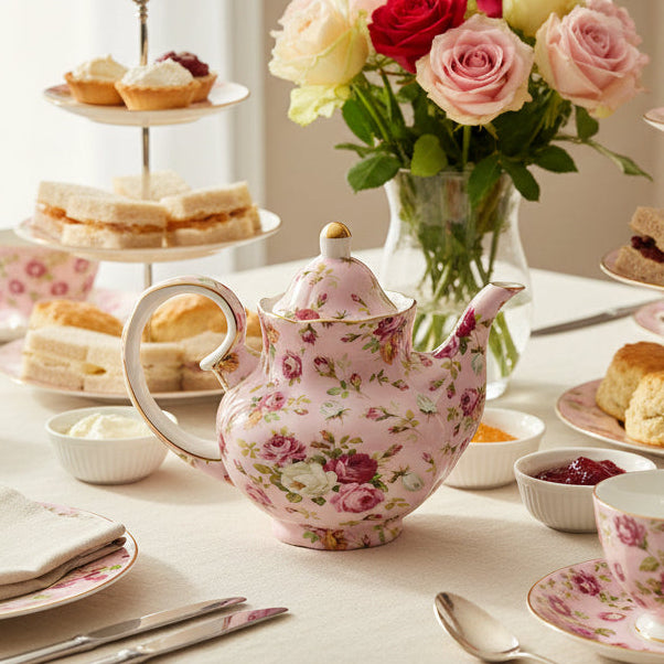 Royal Danube Pink Chintz | The Brooklyn Teacup - The Brooklyn Teacup