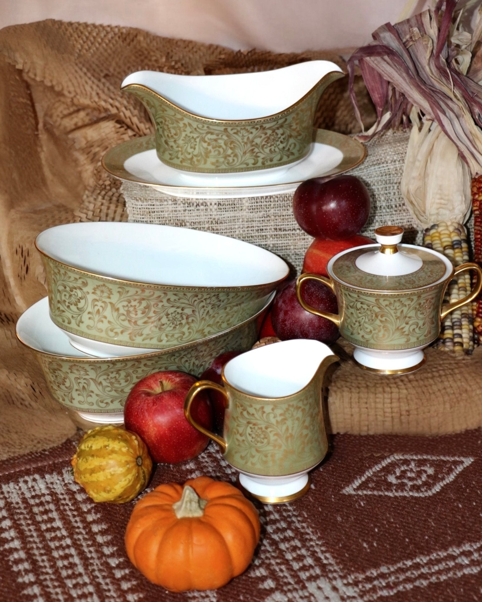Sango Versailles Pattern Serving Set | The Brooklyn Teacup - The Brooklyn Teacup