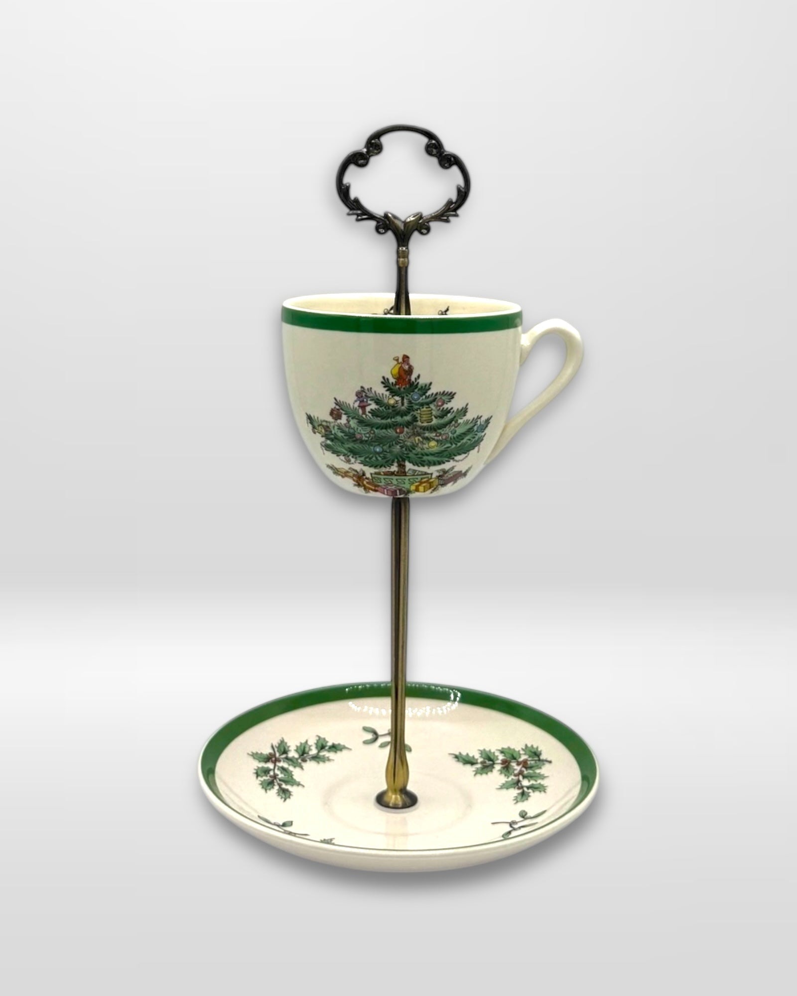 Spode Christmas Tree Teacup Stand | The Brooklyn Teacup - The Brooklyn Teacup