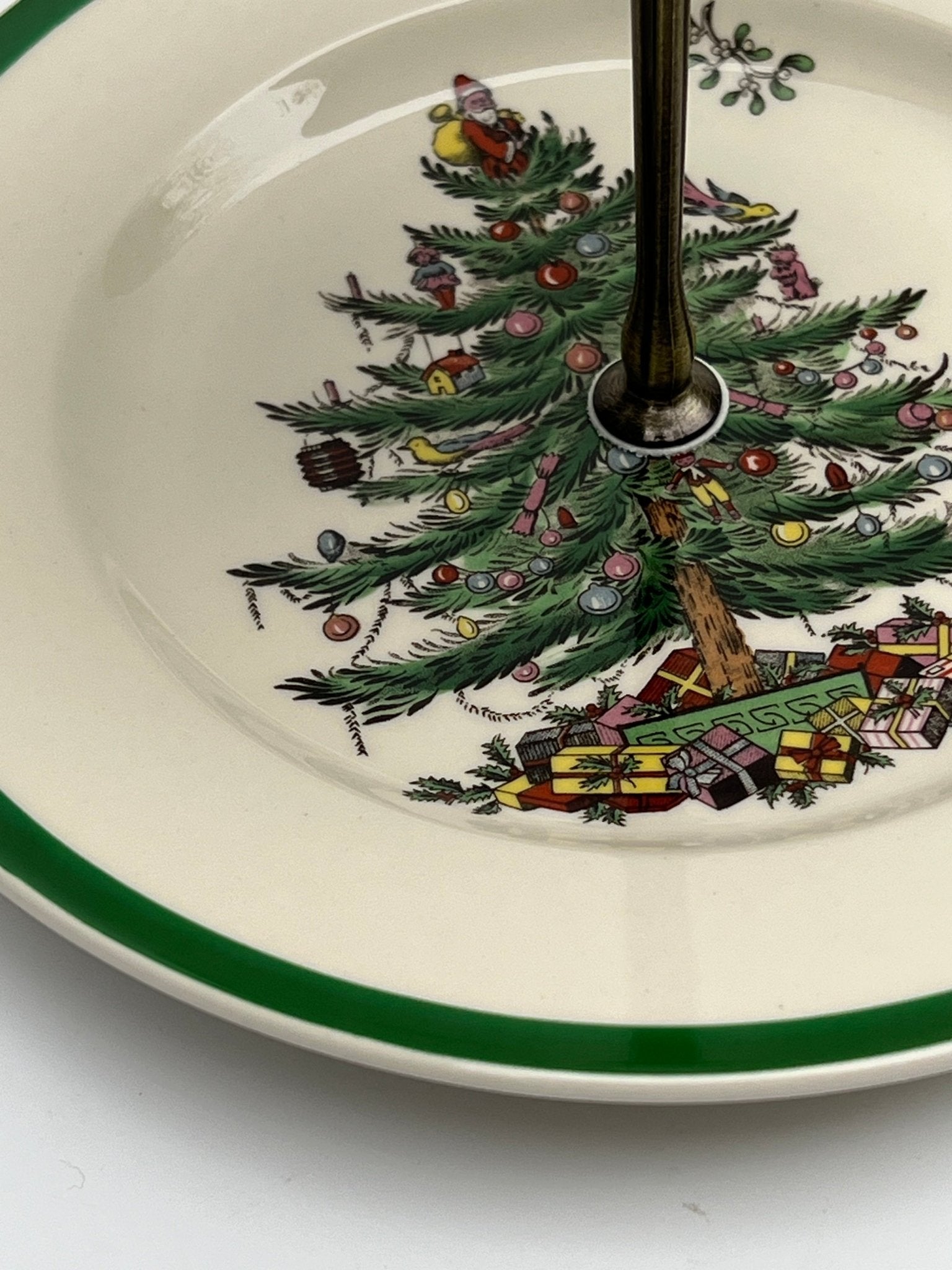 Spode Christmas Tree Two - Tiered Tray | The Brooklyn Teacup - The Brooklyn Teacup