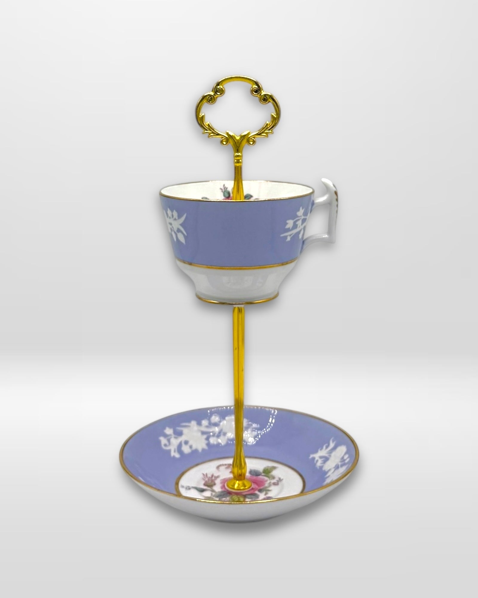Spode Maritime Rose Teacup Stand | The Brooklyn Teacup - The Brooklyn Teacup