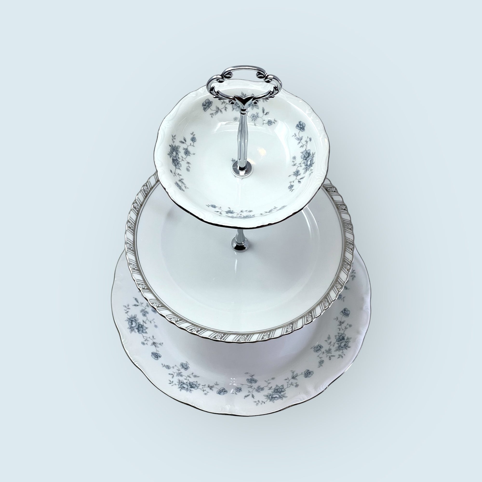 Sterling Tiered Serving Tray | The Brooklyn Teacup - The Brooklyn Teacup