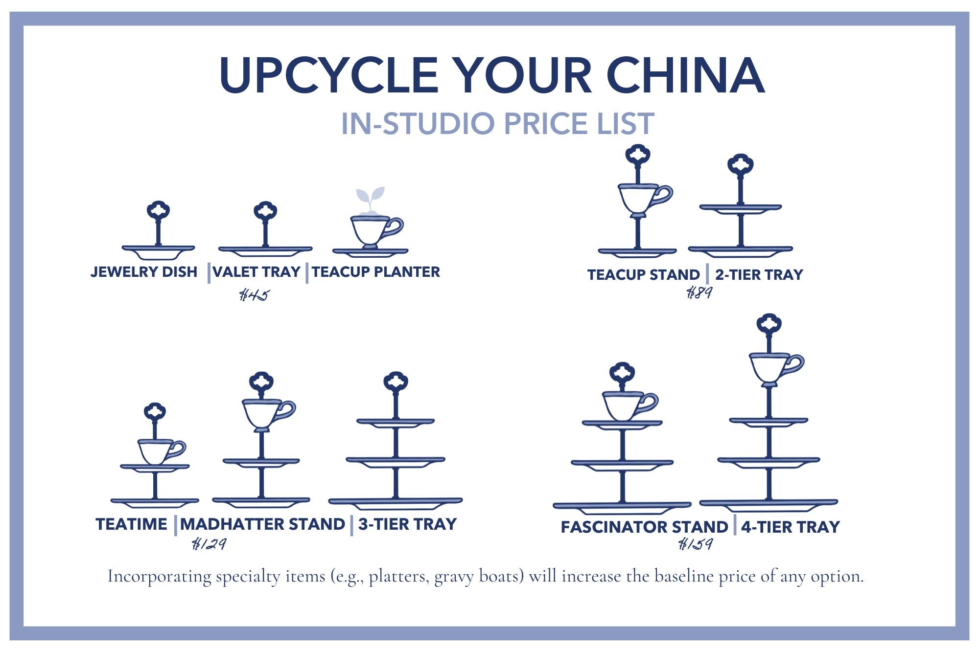 Studio Upcycling: Bring Your China! | The Brooklyn Teacup - The Brooklyn Teacup