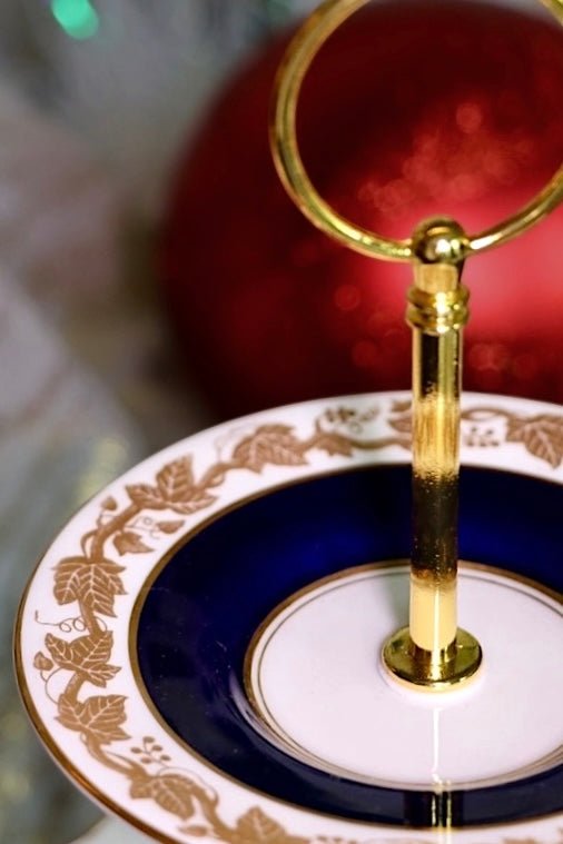 Teatime Tartan Christmas Three - Tier Serving Stand | The Brooklyn Teacup - The Brooklyn Teacup