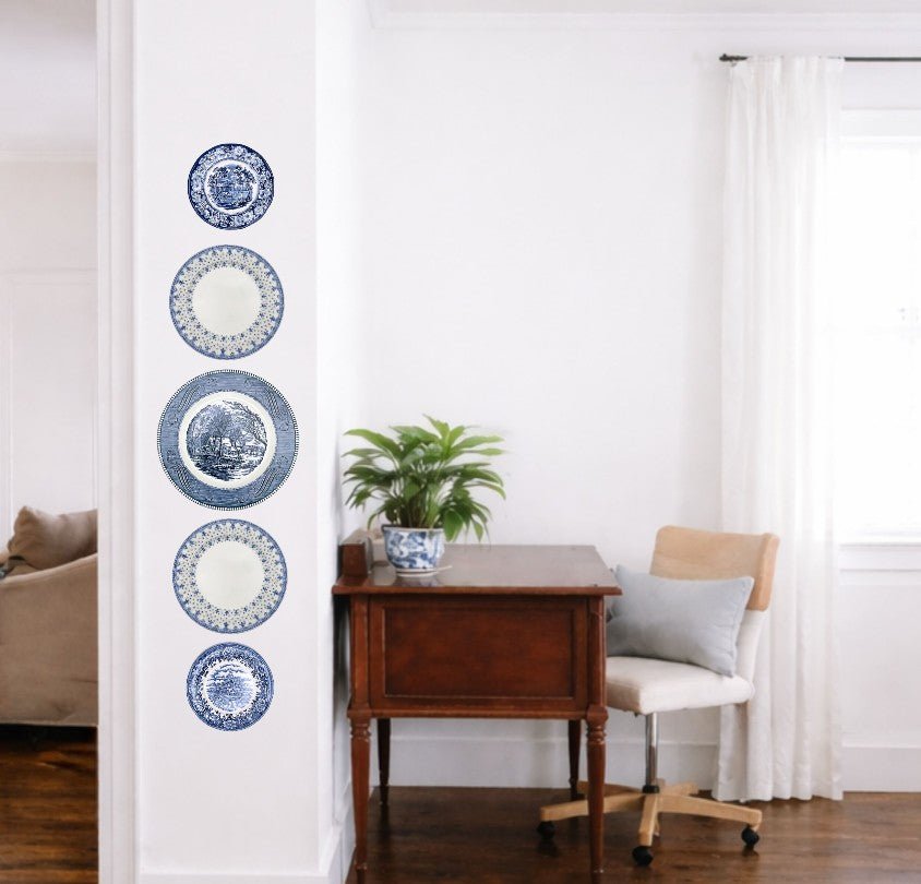 The Column: Custom 5 Plate Wall | The Brooklyn Teacup - The Brooklyn Teacup