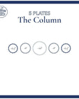 The Column: Custom 5 Plate Wall | The Brooklyn Teacup - The Brooklyn Teacup
