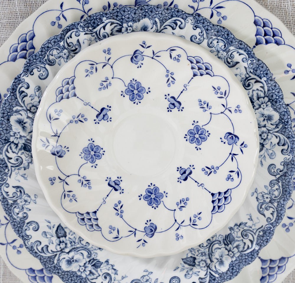 The Curated Blue & White 3-Tier Tray | The Brooklyn Teacup - The Brooklyn Teacup