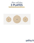 The Trio: Custom 3 Plate Wall | The Brooklyn Teacup - The Brooklyn Teacup