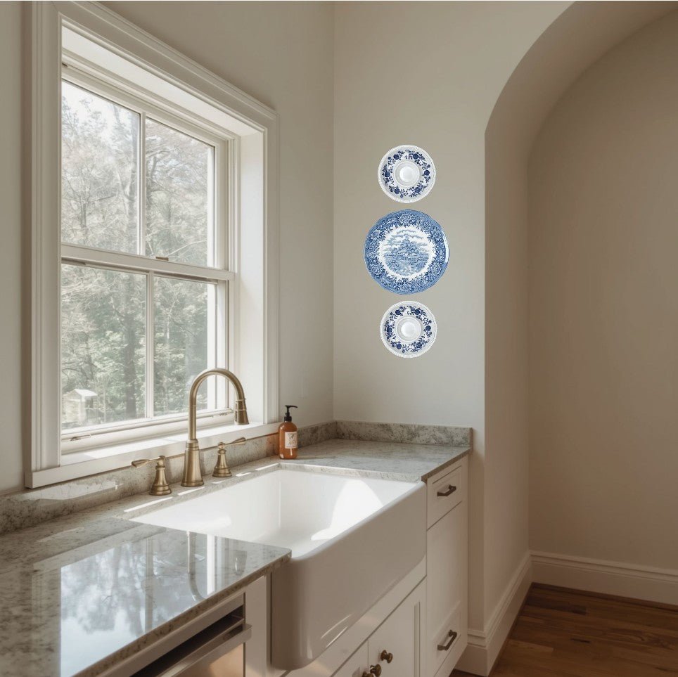 The Trio: Custom 3 Plate Wall | The Brooklyn Teacup - The Brooklyn Teacup