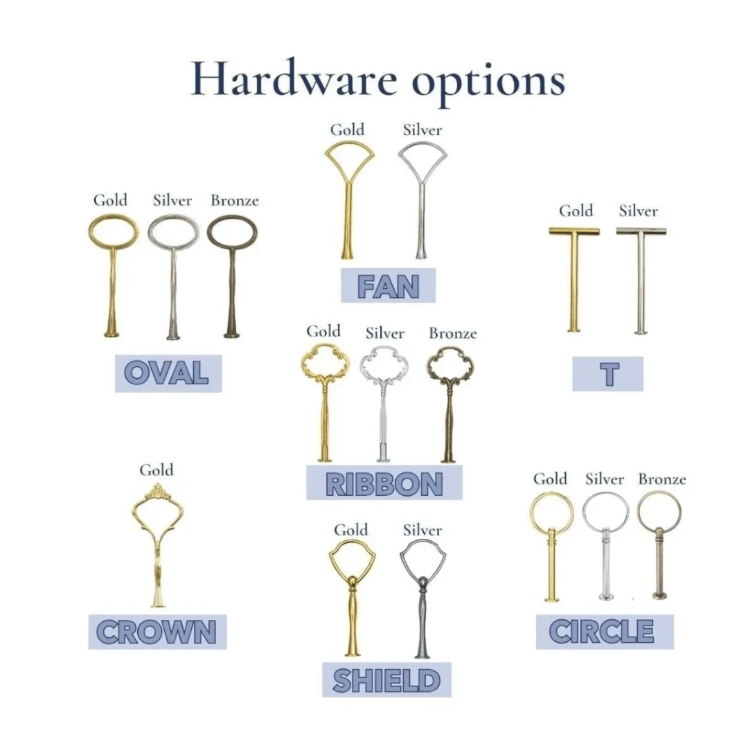 Tiered Tray Hardware | The Brooklyn Teacup - The Brooklyn Teacup