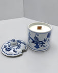 Unconventional Blue & White Candles | The Brooklyn Teacup - The Brooklyn Teacup