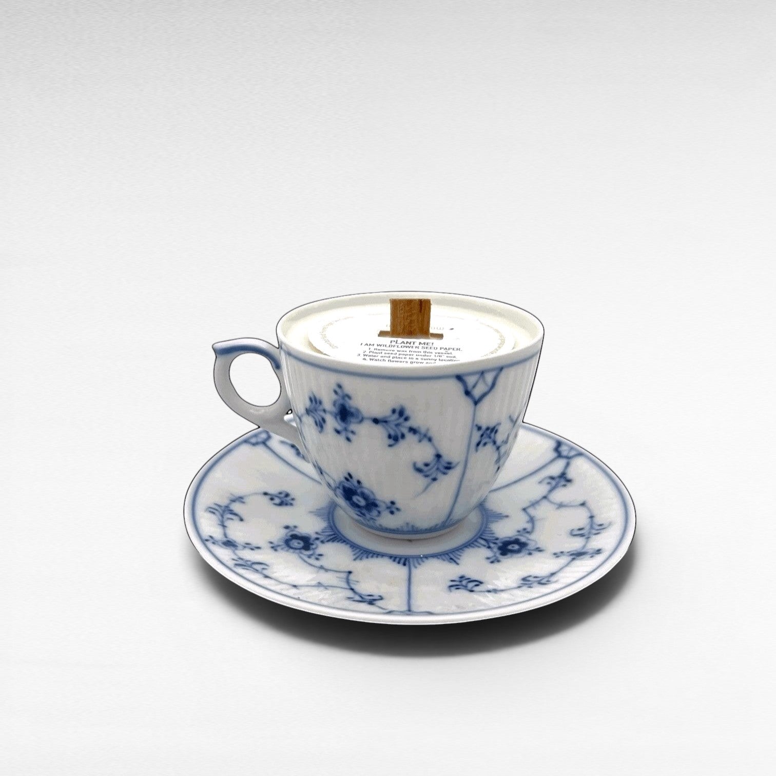 Unconventional Blue &amp; White Candles | The Brooklyn Teacup - The Brooklyn Teacup