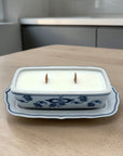 Unconventional Blue & White Candles | The Brooklyn Teacup - The Brooklyn Teacup