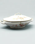 Victoria China Oval Covered Vegetable Bowl | The Brooklyn Teacup - The Brooklyn Teacup