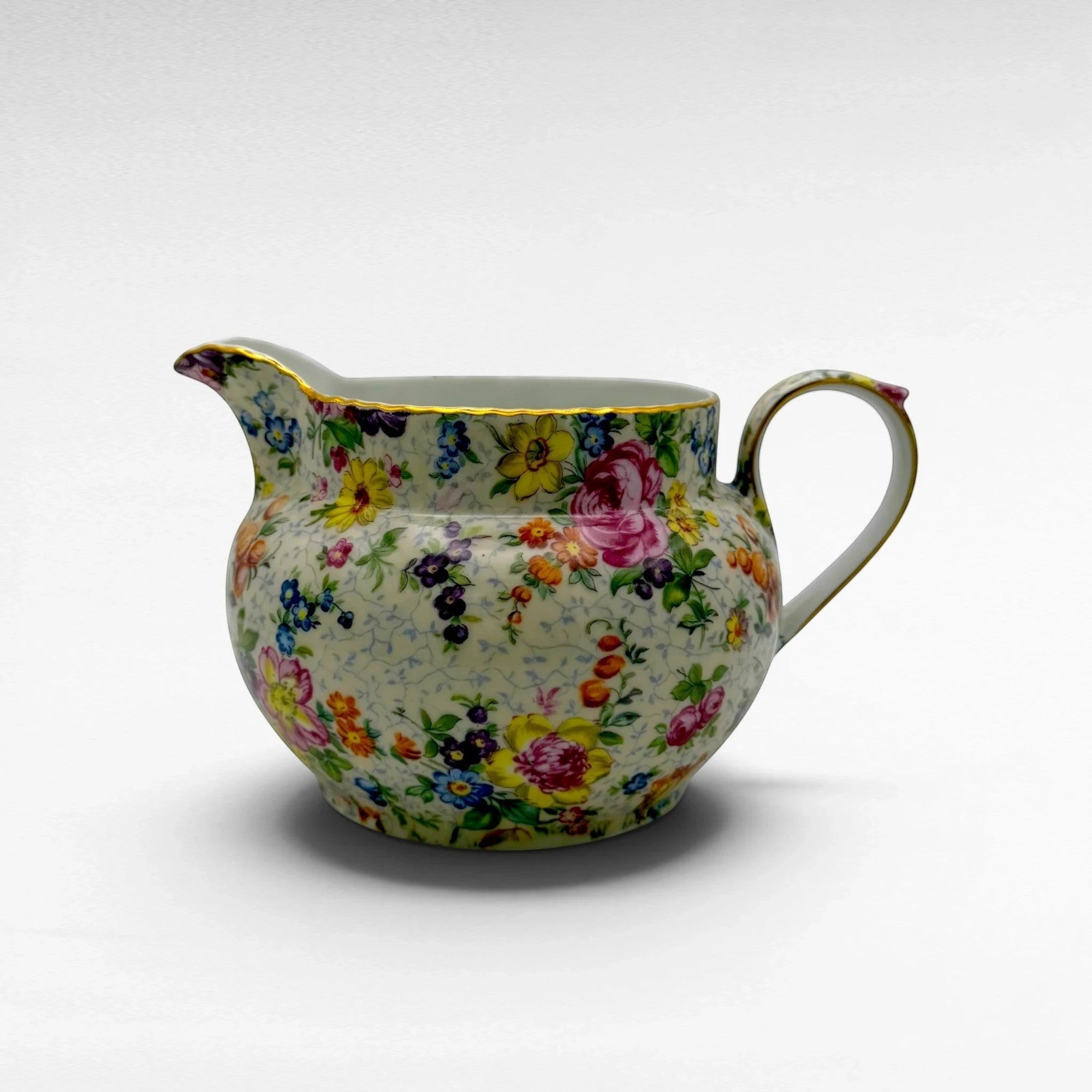 Vintage Floral China Pitchers | The Brooklyn Teacup - The Brooklyn Teacup