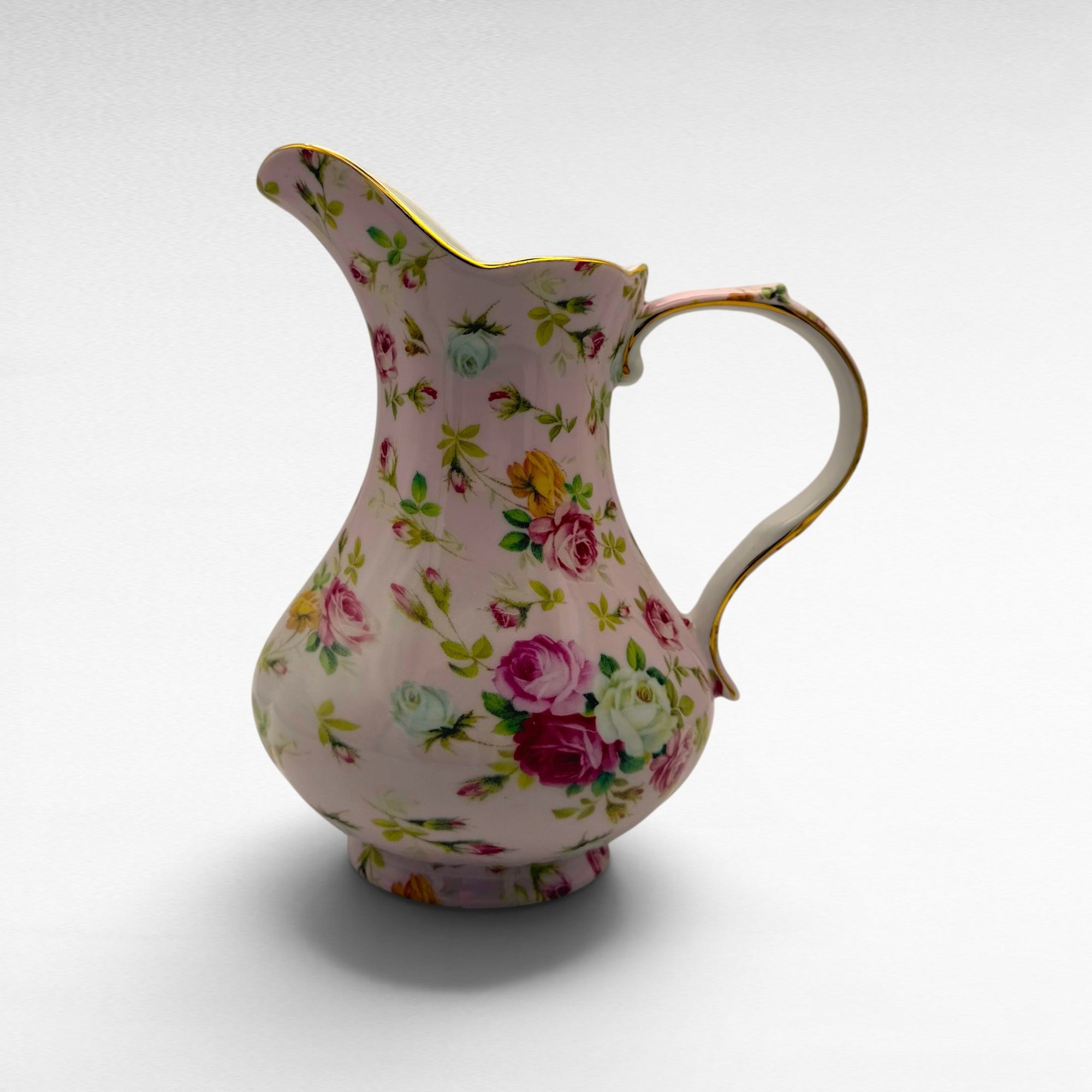 Vintage Floral China Pitchers | The Brooklyn Teacup - The Brooklyn Teacup