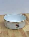 Vintage Pillivuyt & Co. Pleated Porcelain Soufflé Dish | The Brooklyn Teacup - The Brooklyn Teacup