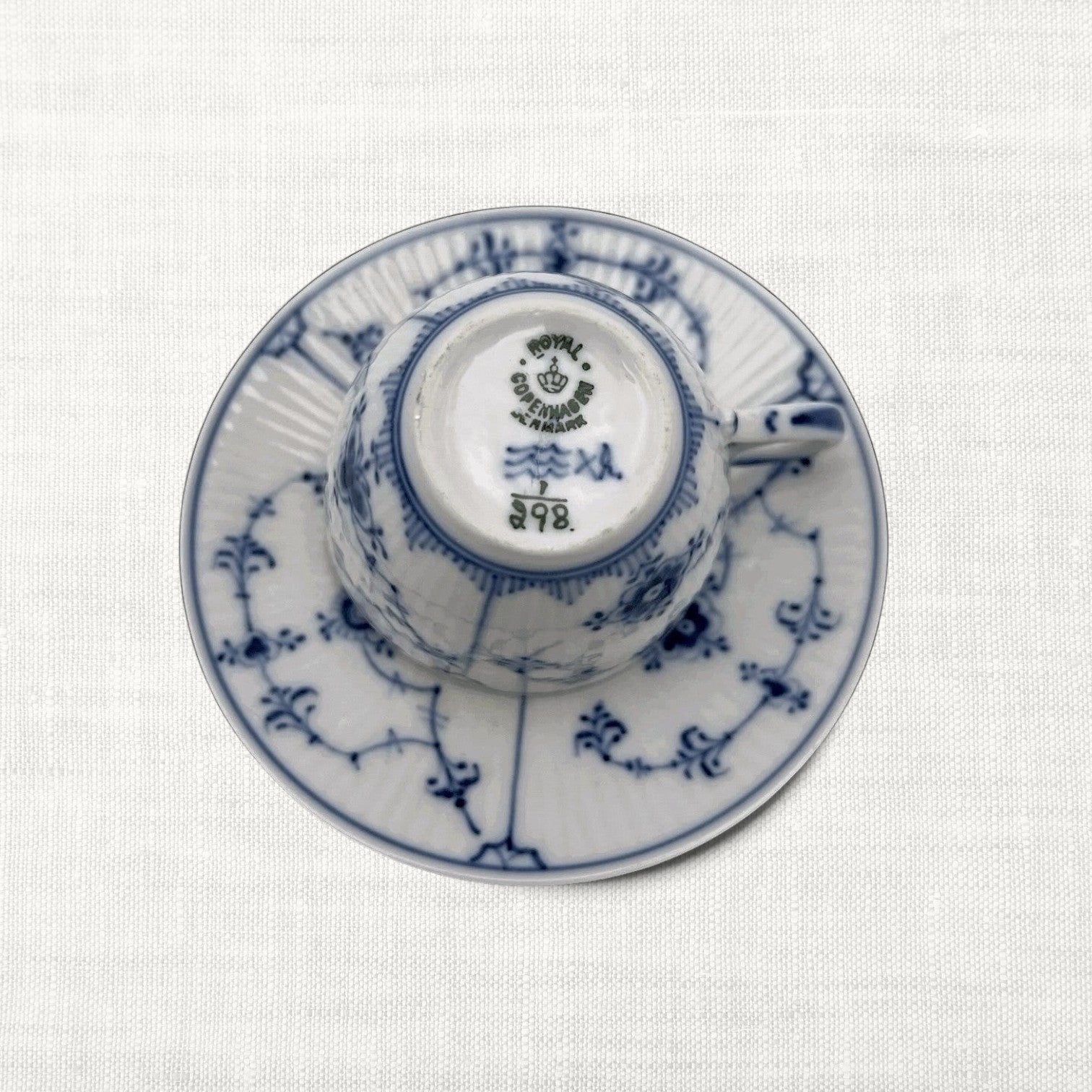 Vintage Royal Copenhagen Teacup Candle | The Brooklyn Teacup - The Brooklyn Teacup