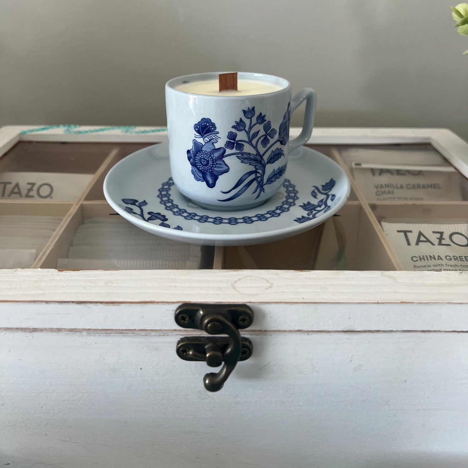 Vintage Spode Palace Garden Teacup Candle | The Brooklyn Teacup - The Brooklyn Teacup