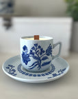 Vintage Spode Palace Garden Teacup Candle | The Brooklyn Teacup - The Brooklyn Teacup