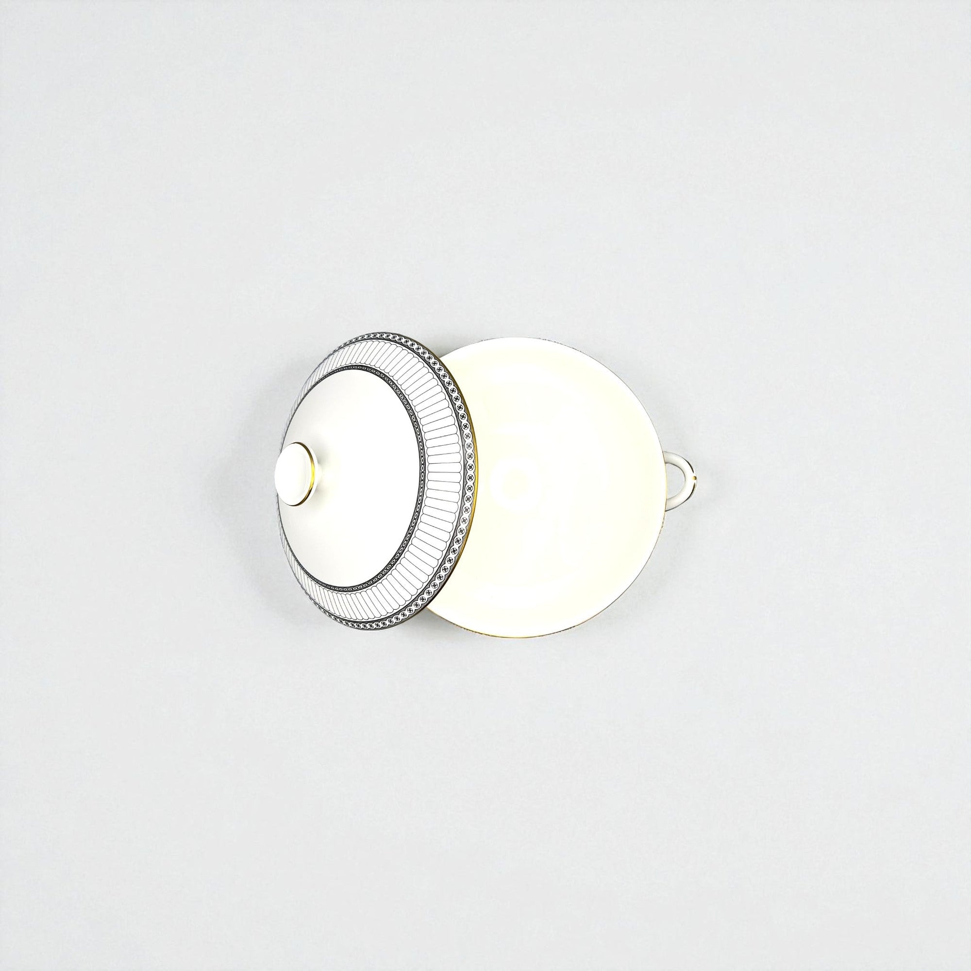 Wedgwood Colonnade Covered Vegetable Bowl | The Brooklyn Teacup - The Brooklyn Teacup