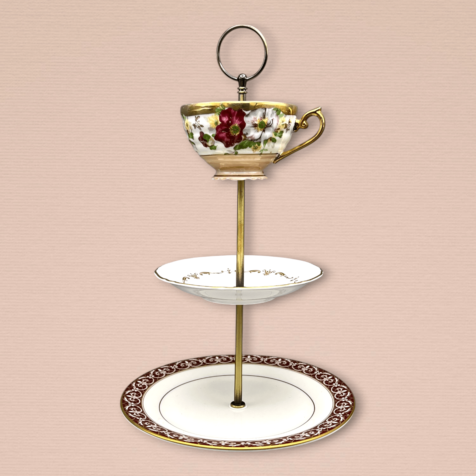 Wild Rose Lustre Madhatter Stand | The Brooklyn Teacup - The Brooklyn Teacup