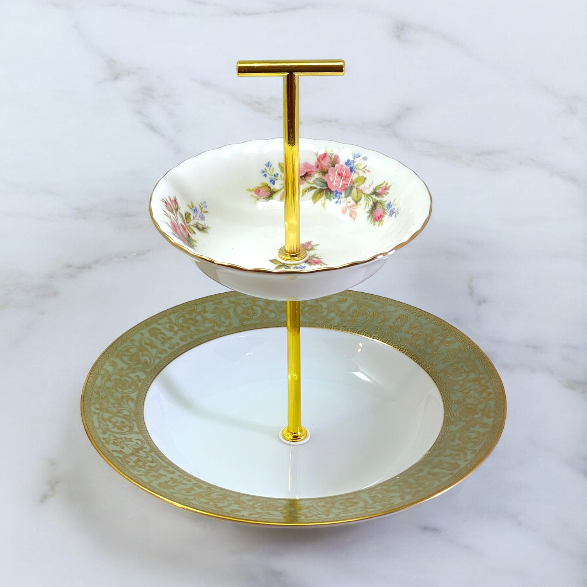 Wythe 2 Tier Serving Bowls | The Brooklyn Teacup - The Brooklyn Teacup