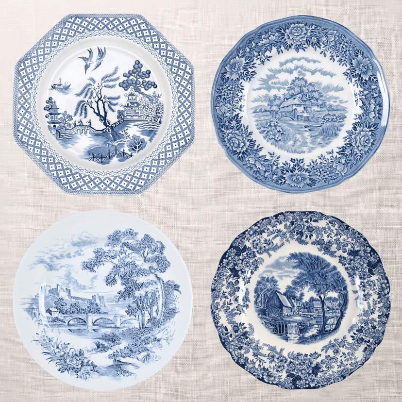 Your Signature Blue & White Dinner Plate Set | The Brooklyn Teacup - The Brooklyn Teacup