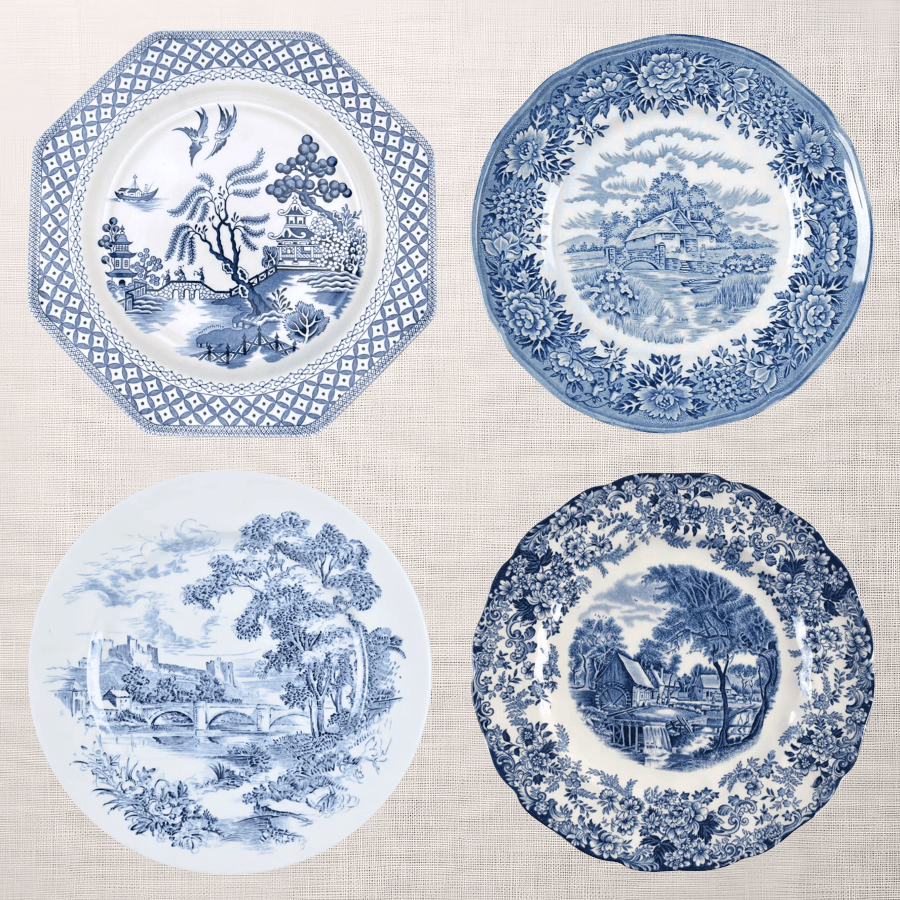 Your Signature Blue & White Dinner Plate Set | The Brooklyn Teacup - The Brooklyn Teacup