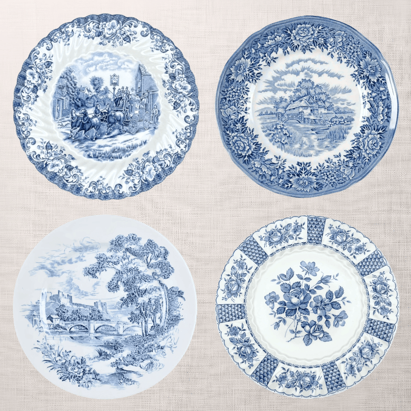 Your Signature Blue & White Dinner Plate Set | The Brooklyn Teacup - The Brooklyn Teacup