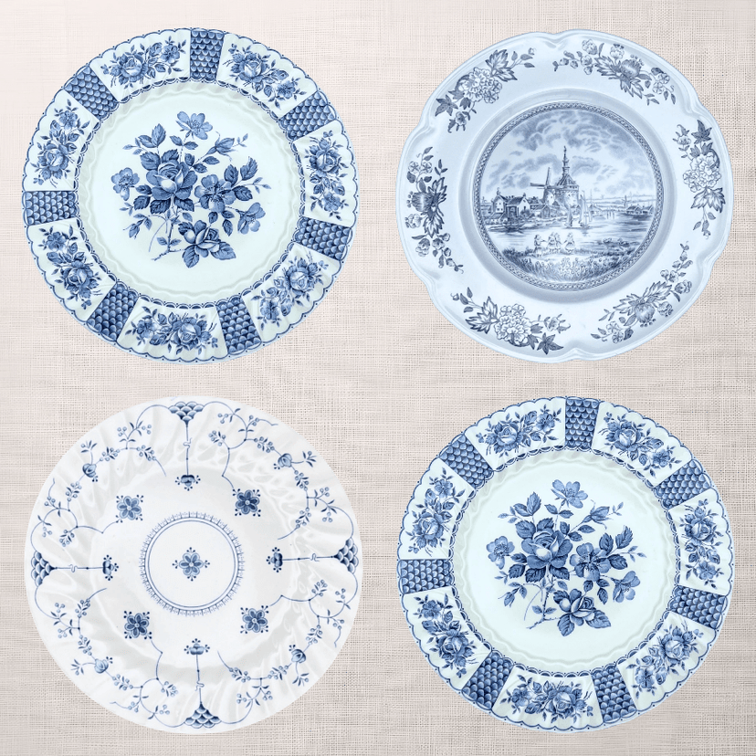 Your Signature Blue & White Dinner Plate Set | The Brooklyn Teacup - The Brooklyn Teacup