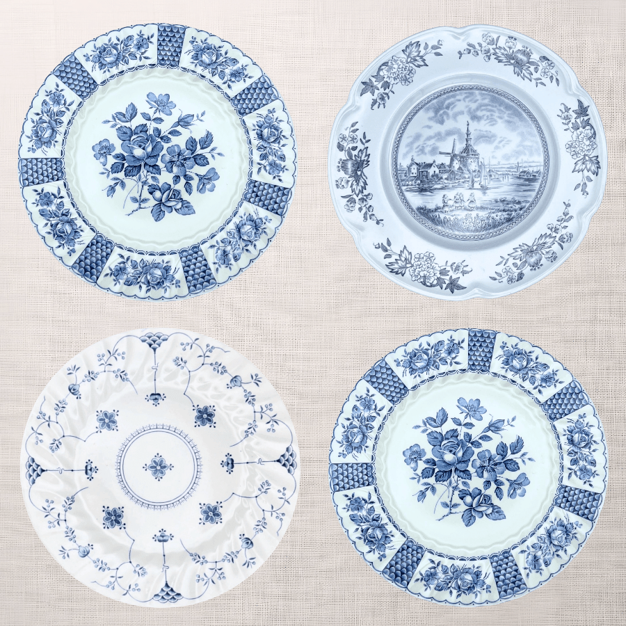 Your Signature Blue & White Dinner Plate Set | The Brooklyn Teacup - The Brooklyn Teacup
