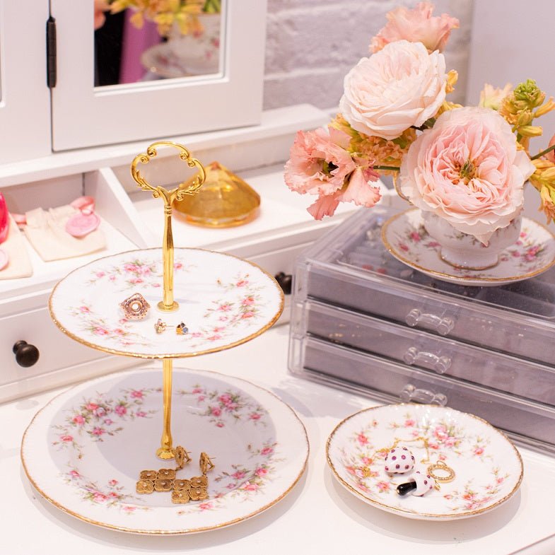 2-Tier Tray | Upcycle | The Brooklyn Teacup - The Brooklyn Teacup