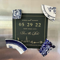 Blue and White China Magnets | The Brooklyn Teacup - The Brooklyn Teacup