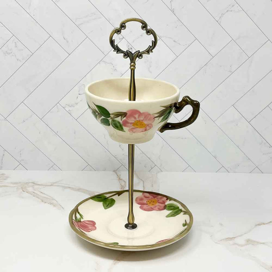 Desert Rose - Servers, Trays & Stands | Franciscan - The Brooklyn Teacup