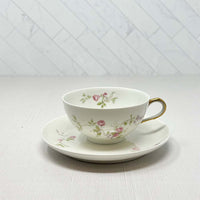 Pink Limoges Teacups (Set of 4) | Schumann - The Brooklyn Teacup