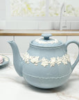 Wedgwood Blue Queensware Teapot | The Brooklyn Teacup - The Brooklyn Teacup